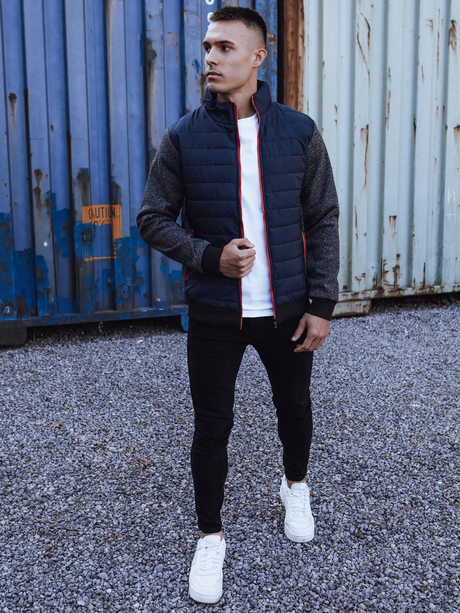 Tumši zila jaka Jan