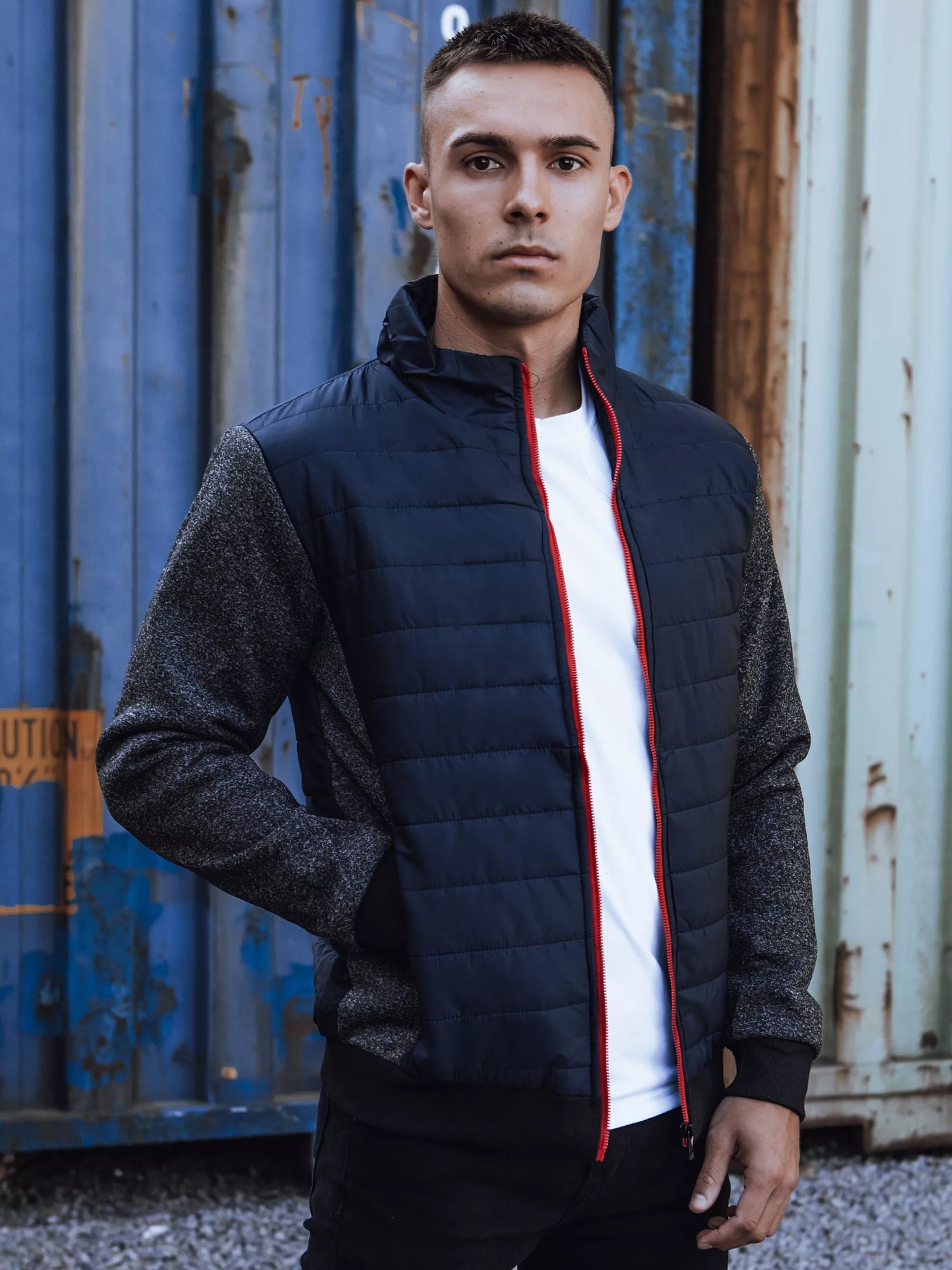 Tumši zila jaka Jan