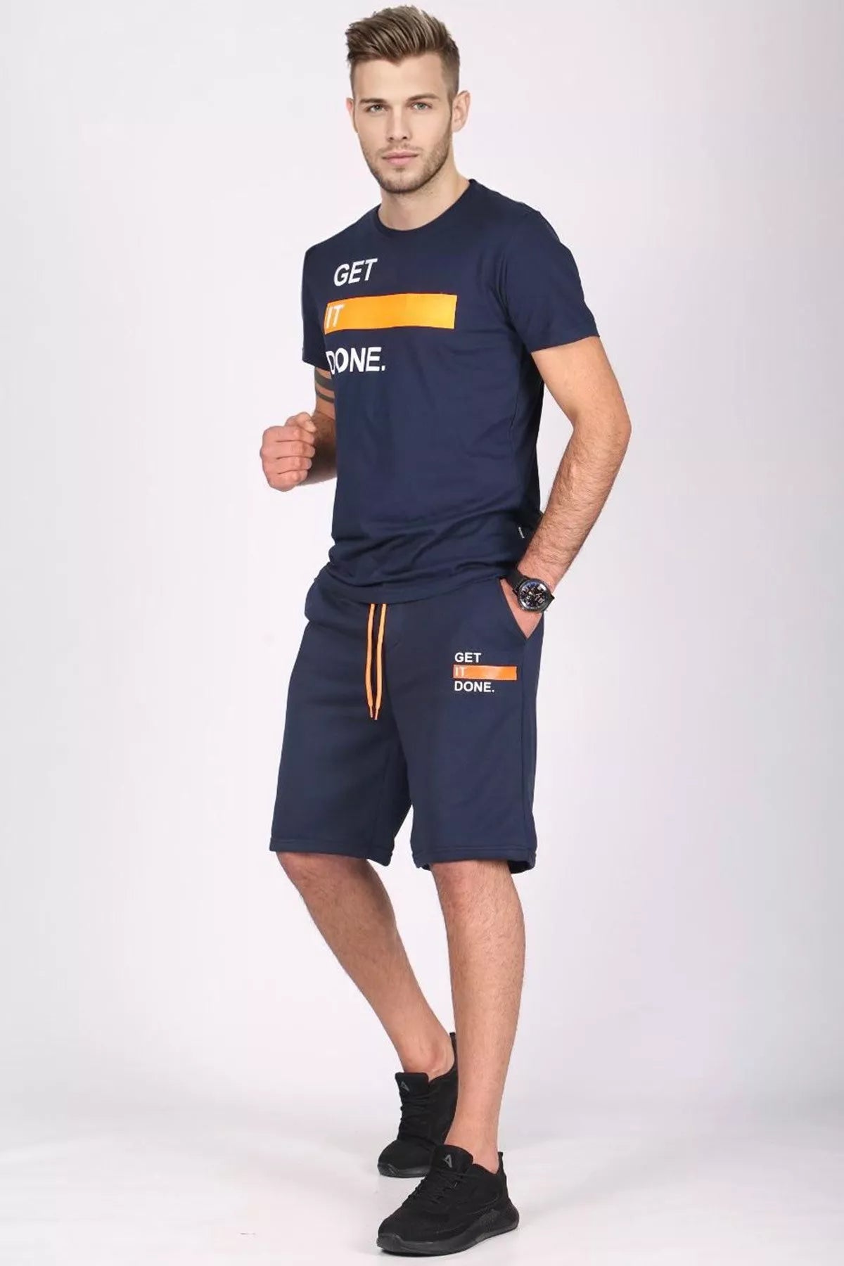 Tumši zils komplekts “Get it come work”