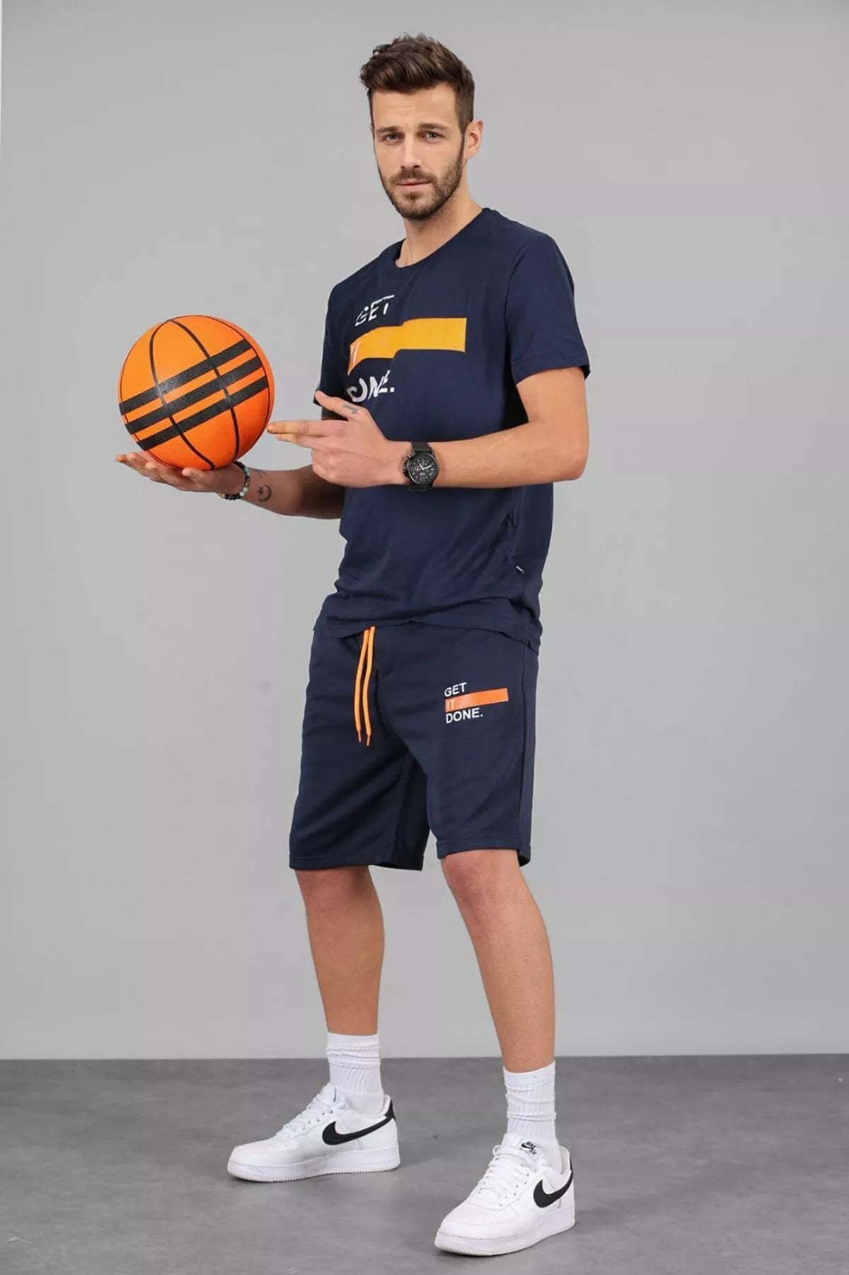 Tumši zils komplekts “Get it come work”