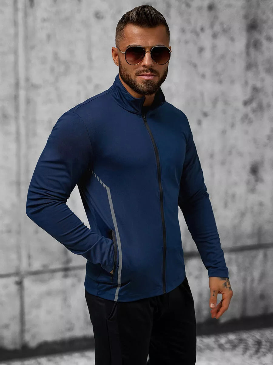 Tumši zils vīriešu džemperis Lotol