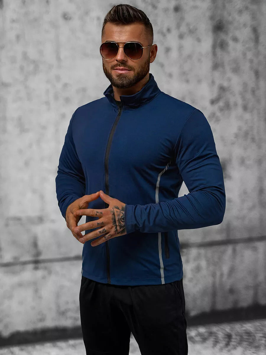 Tumši zils vīriešu džemperis Lotol