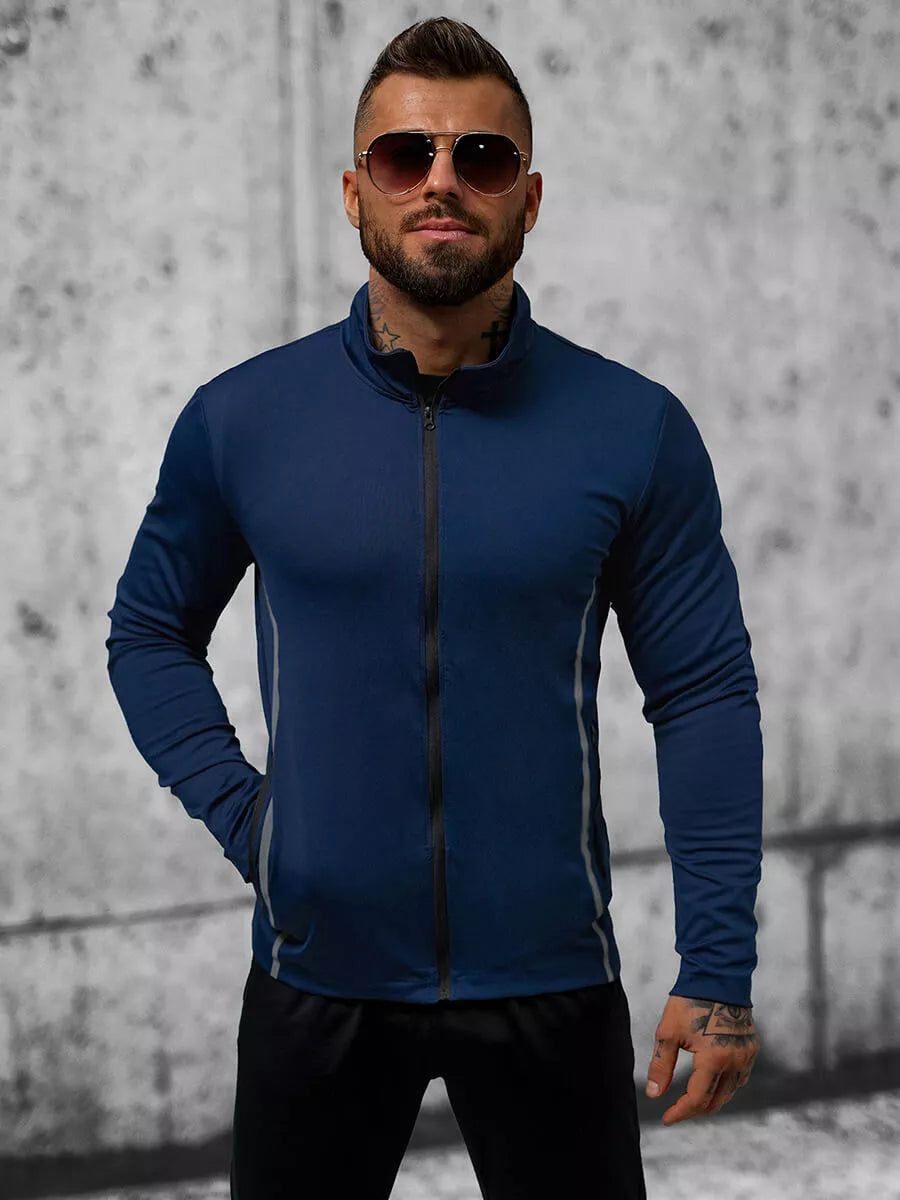 Tumši zils vīriešu džemperis Lotol