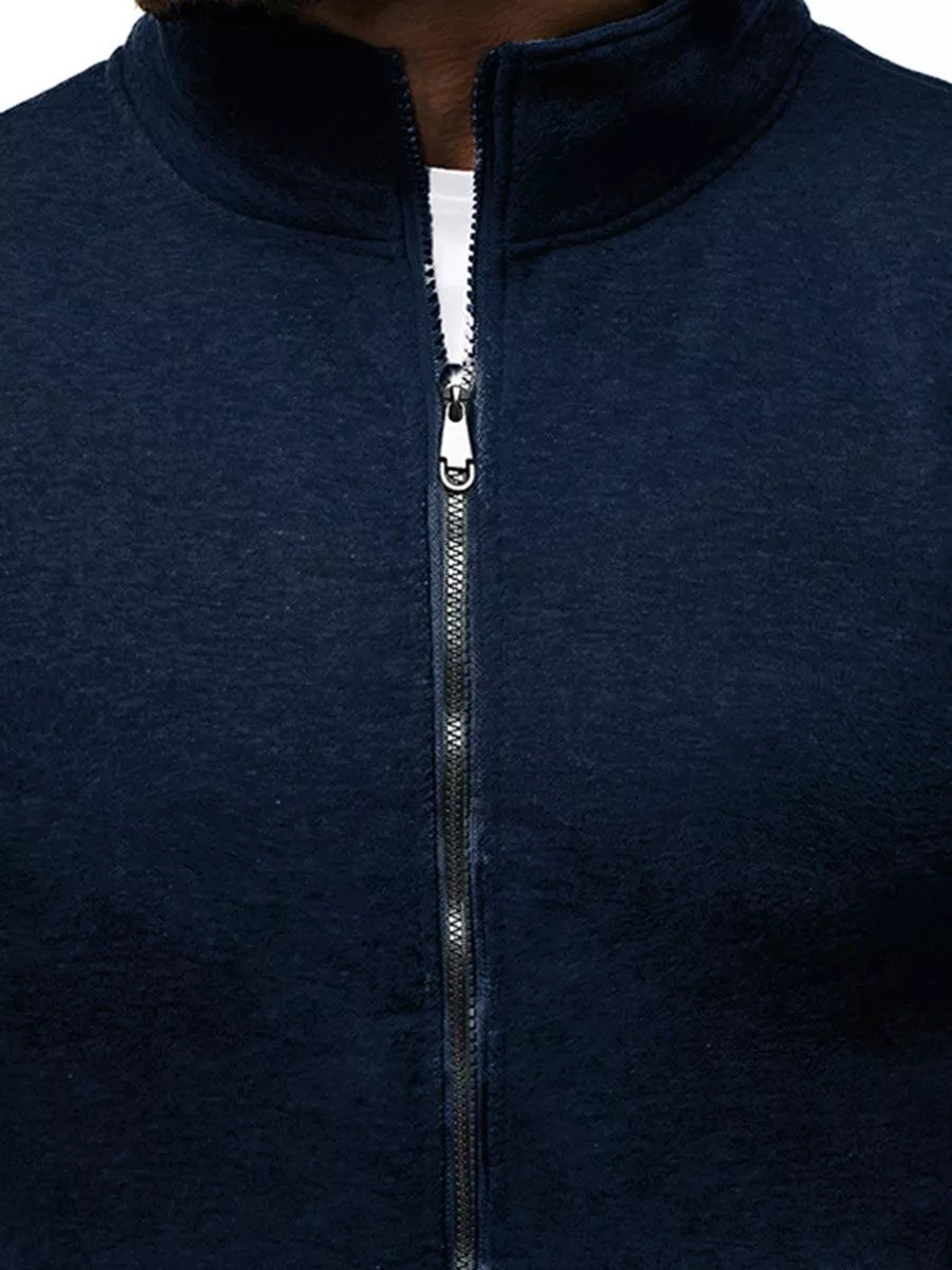 Tumši zils vīriešu džemperis Silon