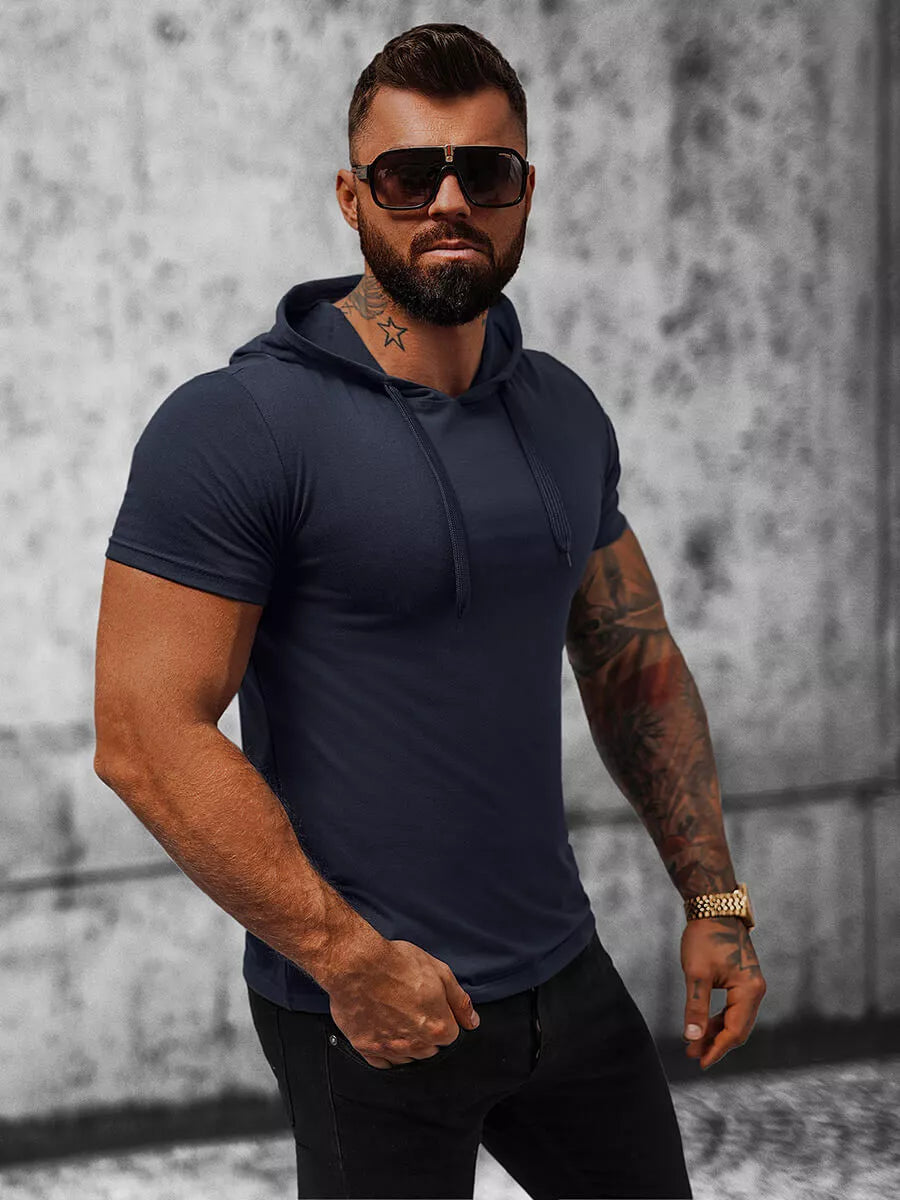 Tumši zils vīriešu T-krekls Remer