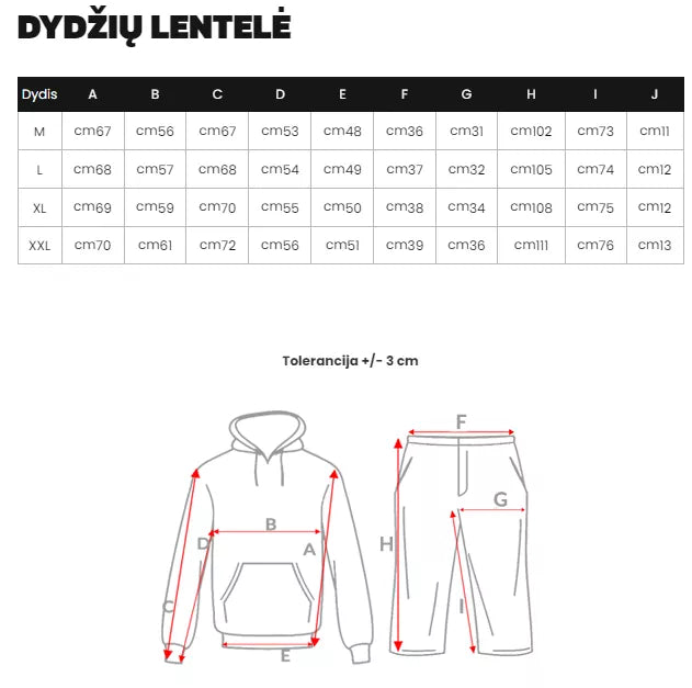 Melns vīriešu velūra komplekts Bill.