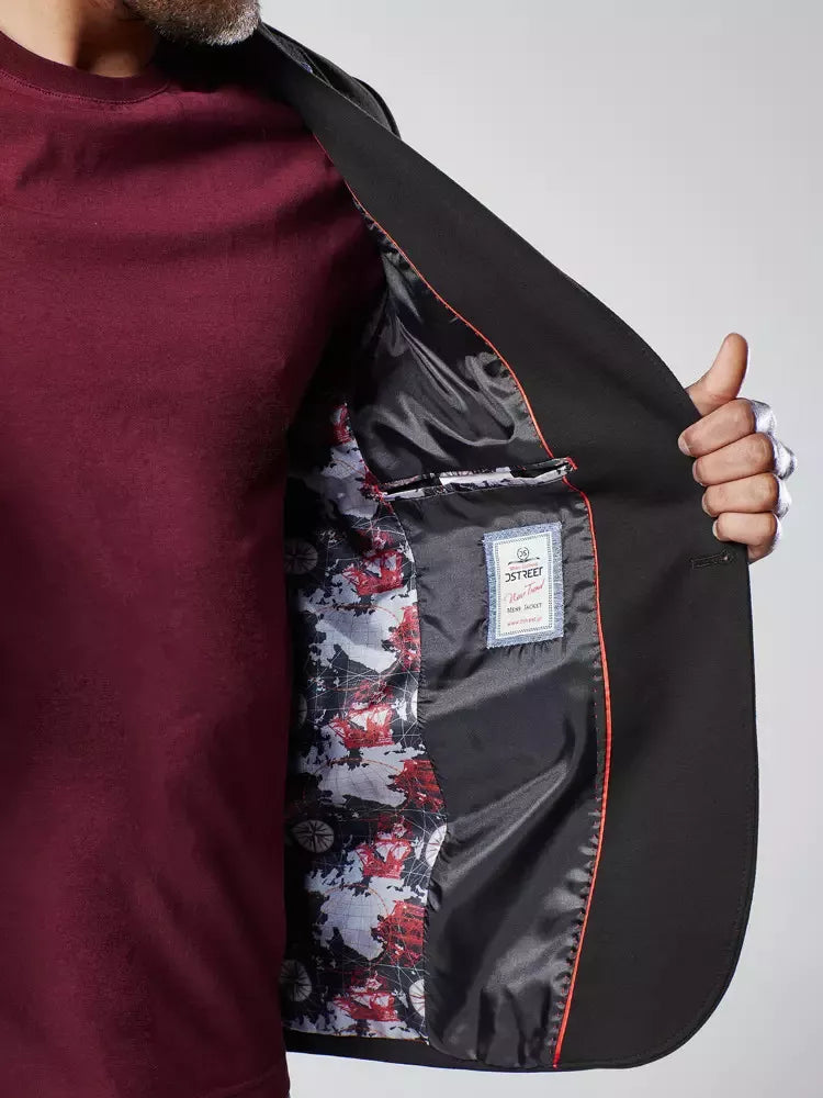 Vīriešu melna jaka Cooper