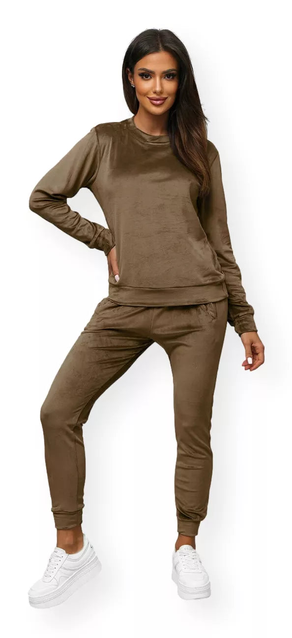 Tumši brūns velūrs Monar