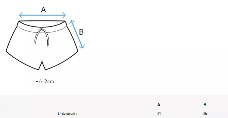 Balti sieviešu šorti Kikil