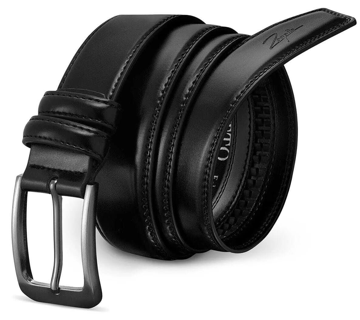 Vīriešu ādas josta Carlos (melna) 