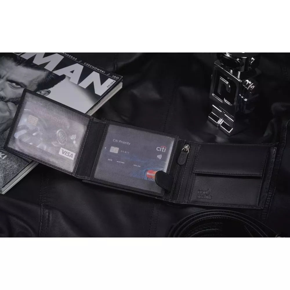 Vīriešu īstas ādas maks Oken 