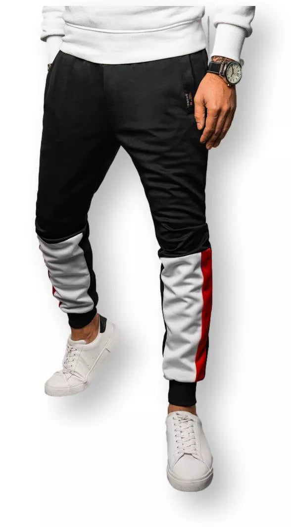 Vīriešu melnas ikdienas bikses Mink krāsā 