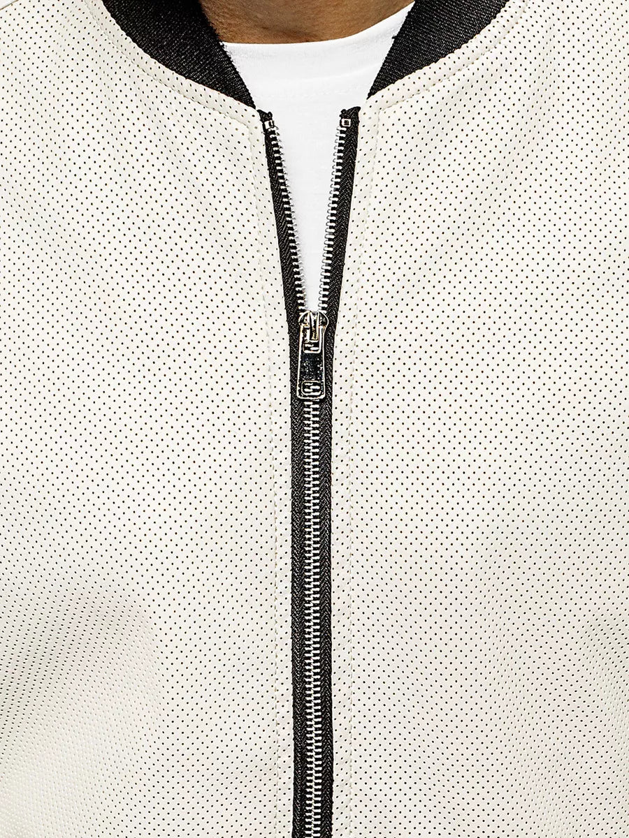 Vīriešu balta jaka Monol