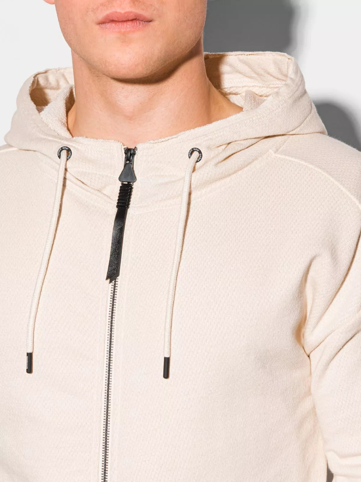 Vīriešu balts džemperis Stivin