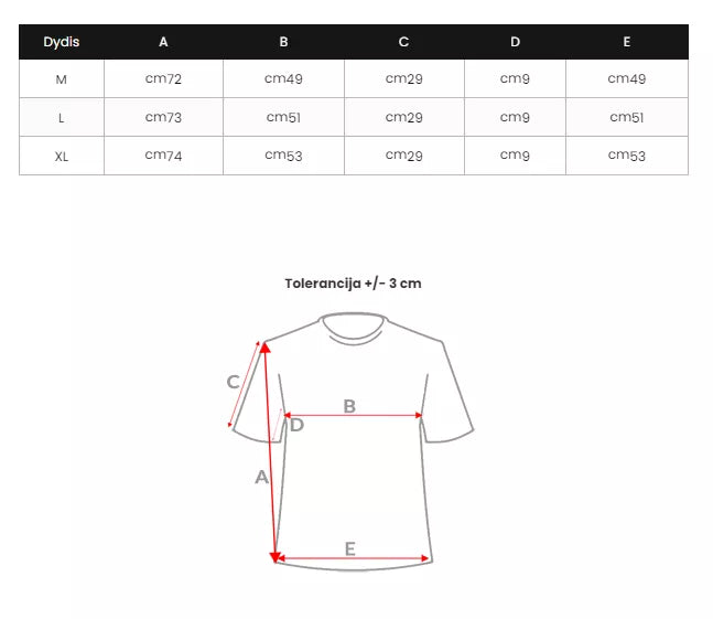 Vīriešu balts T-krekls Icone