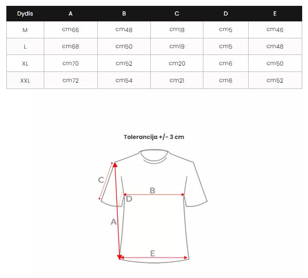 Vīriešu balts T-krekls Niko