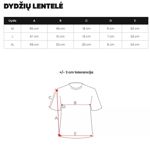 Vīriešu melns T-krekls Play