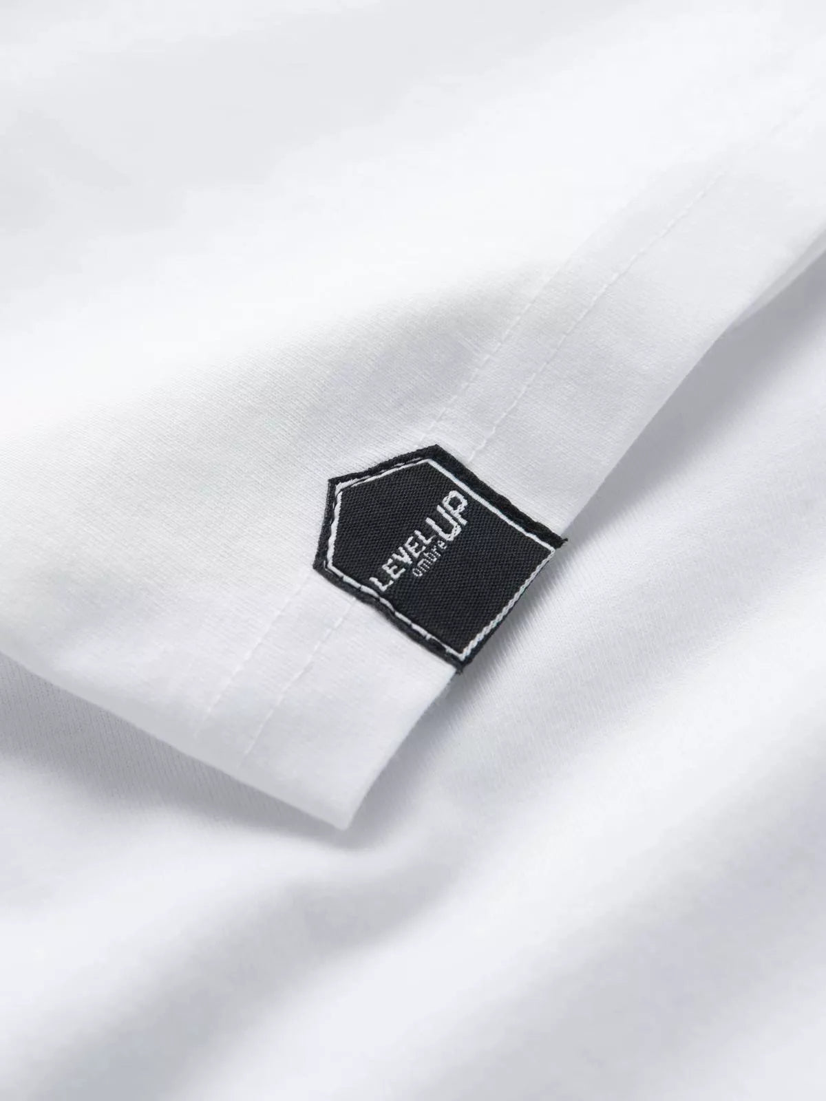 Vīriešu balts/pelēks garām piedurknēm T-krekls Artur