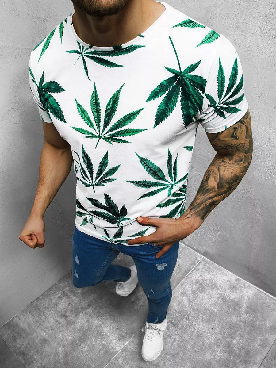 Vīriešu balts T-krekls Gimil