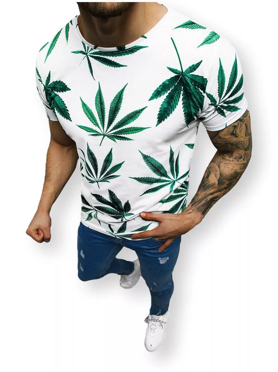 Vīriešu balts T-krekls Gimil