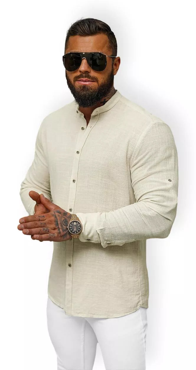 Vīriešu bēšs krekls Litor