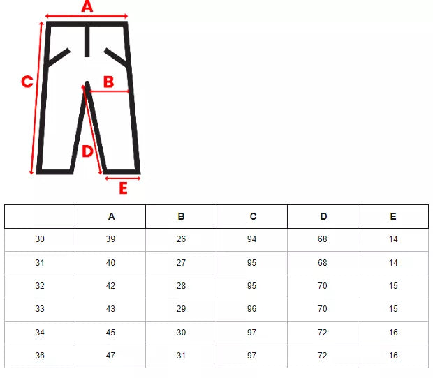 Vīriešu baltas bikses Nuter