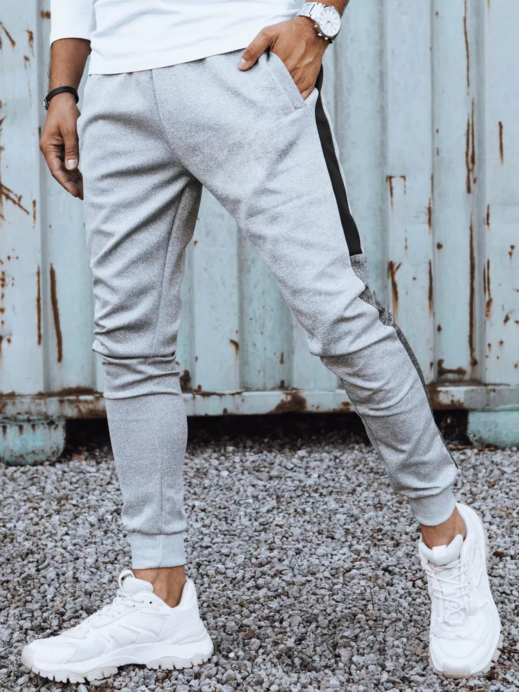 Vīriešu gaiši pelēkas bikses Nuno