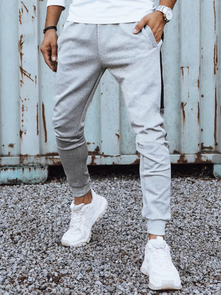 Vīriešu gaiši pelēkas bikses Nuno