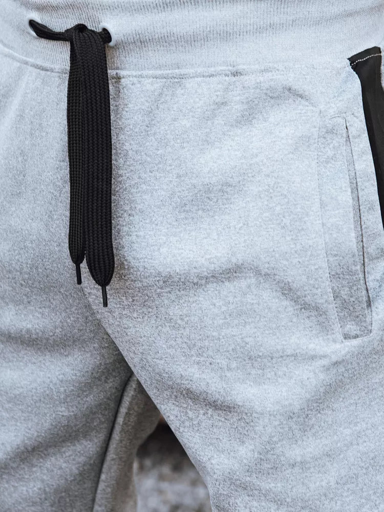 Vīriešu gaiši pelēkas bikses Nuno