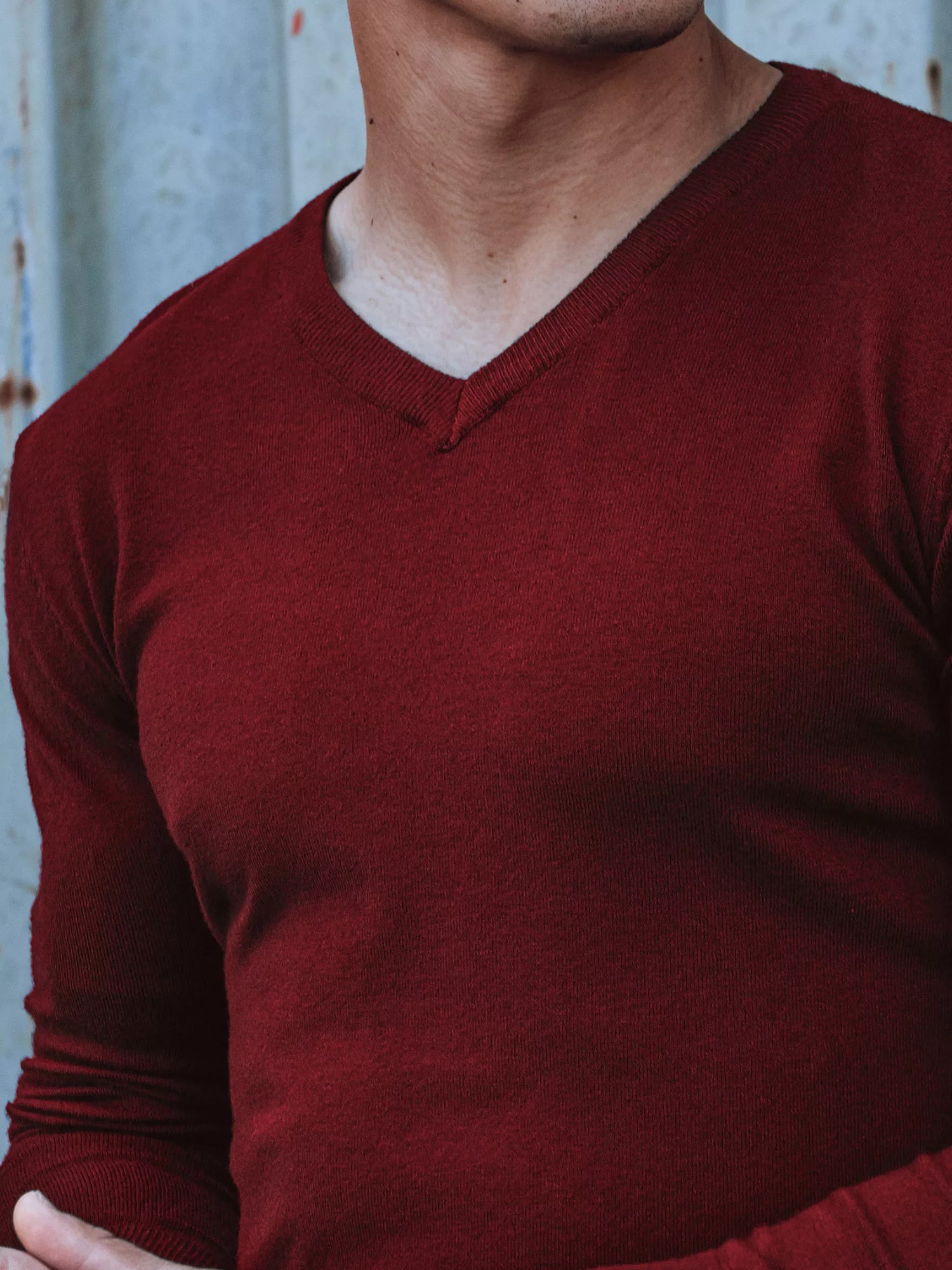 Bordo vīriešu džemperis Henri