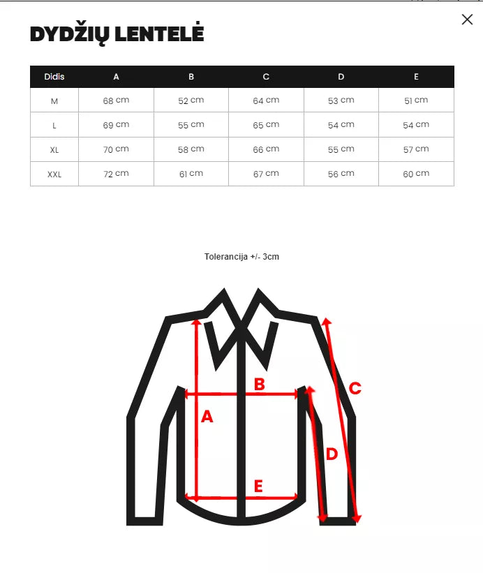 Vīriešu bordo krekls Wolt