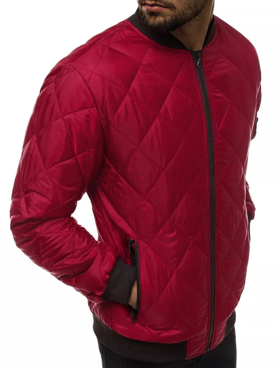 Vīriešu bordo krāsas jaka Morel