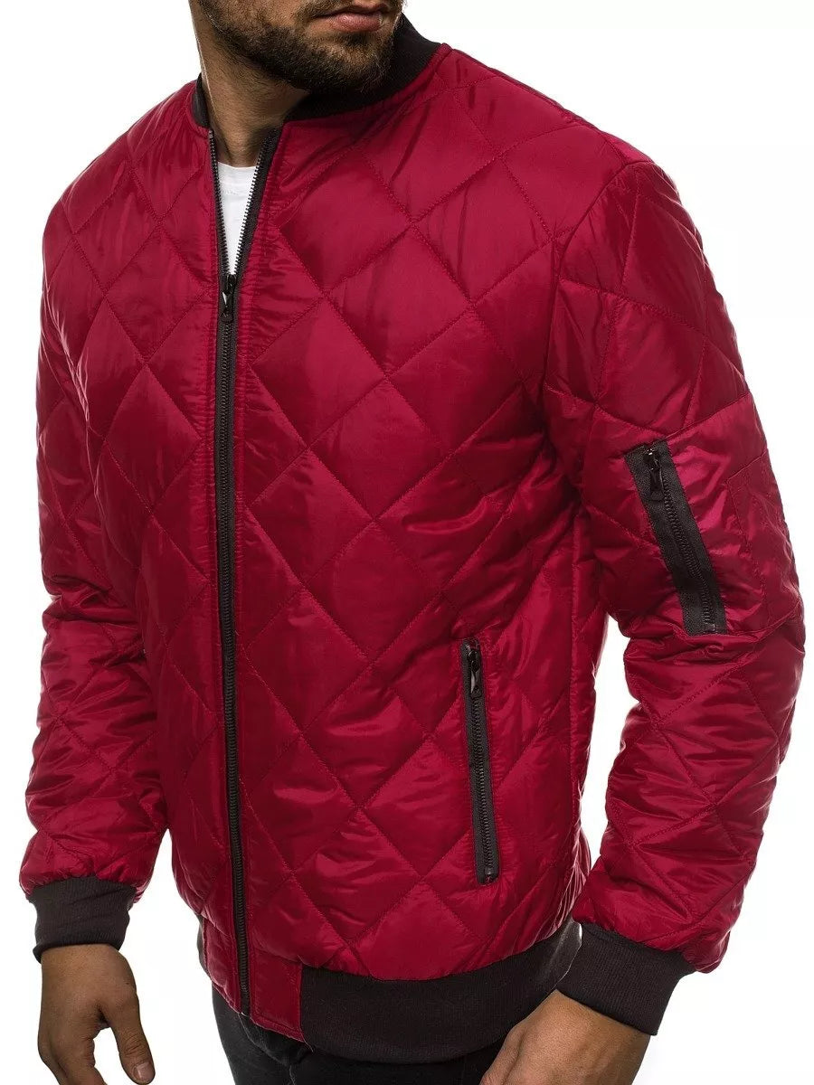 Vīriešu bordo krāsas jaka Morel