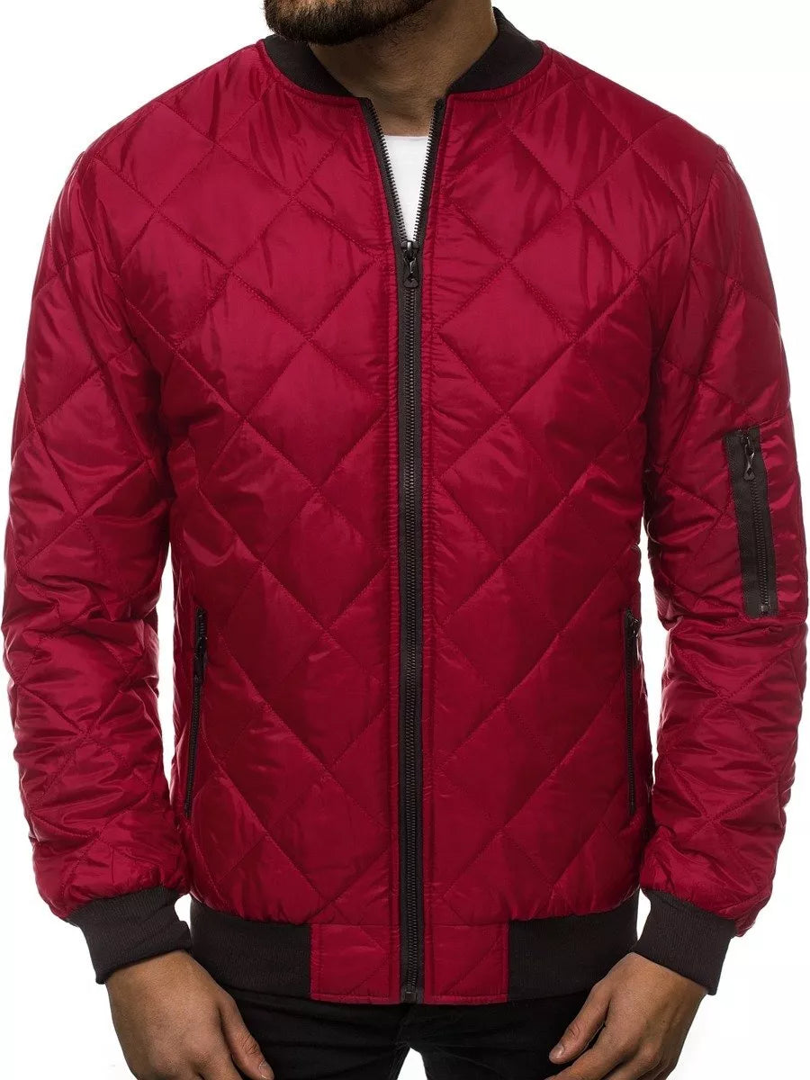 Vīriešu bordo krāsas jaka Morel