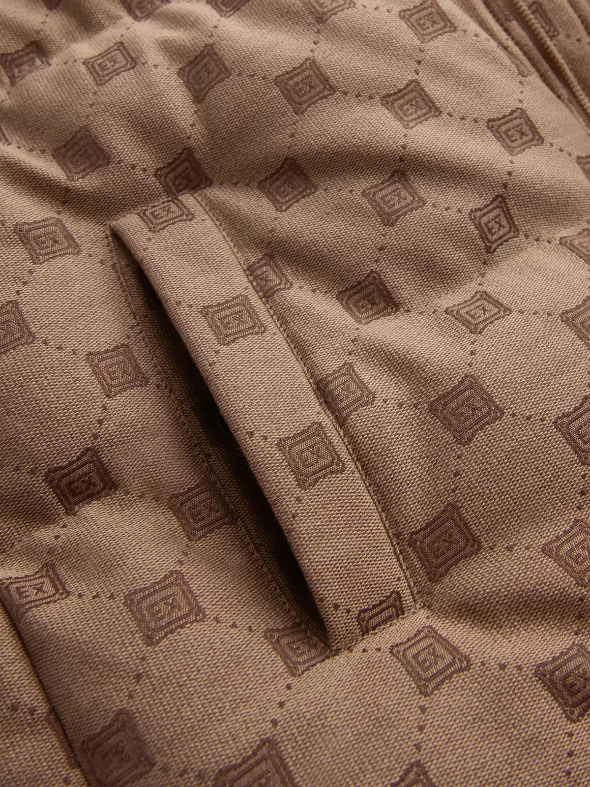 Vīriešu brūna ziemas jaka Emio