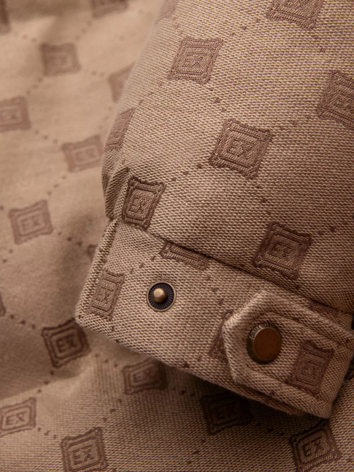 Vīriešu brūna ziemas jaka Emio