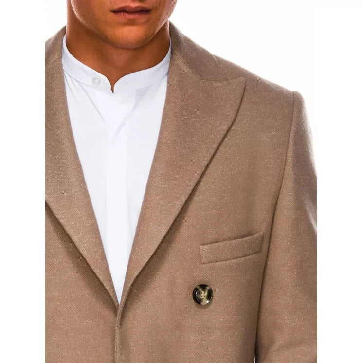 Vīriešu brūns mētelis Halon