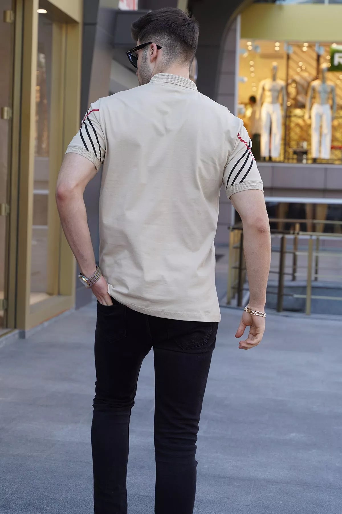 Vīriešu brūns polo krekls Zol