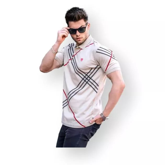 Vīriešu brūns polo krekls Zol