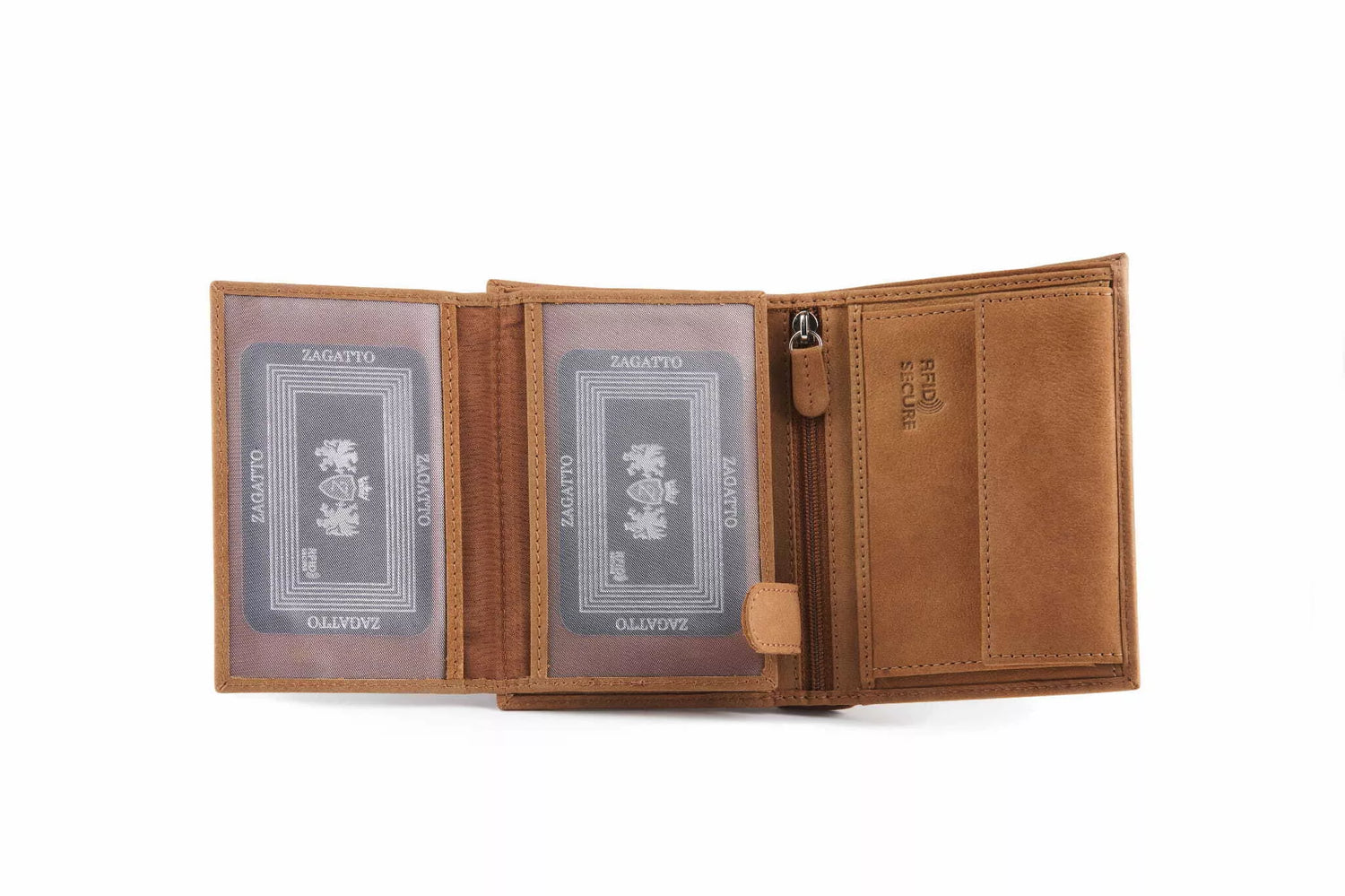 Vīriešu maks no īstas ādas Philip (brūns)