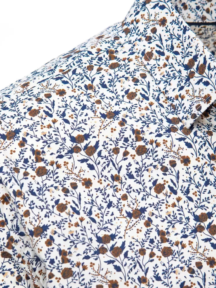 Vīriešu dzeltenbalts krekls Forel