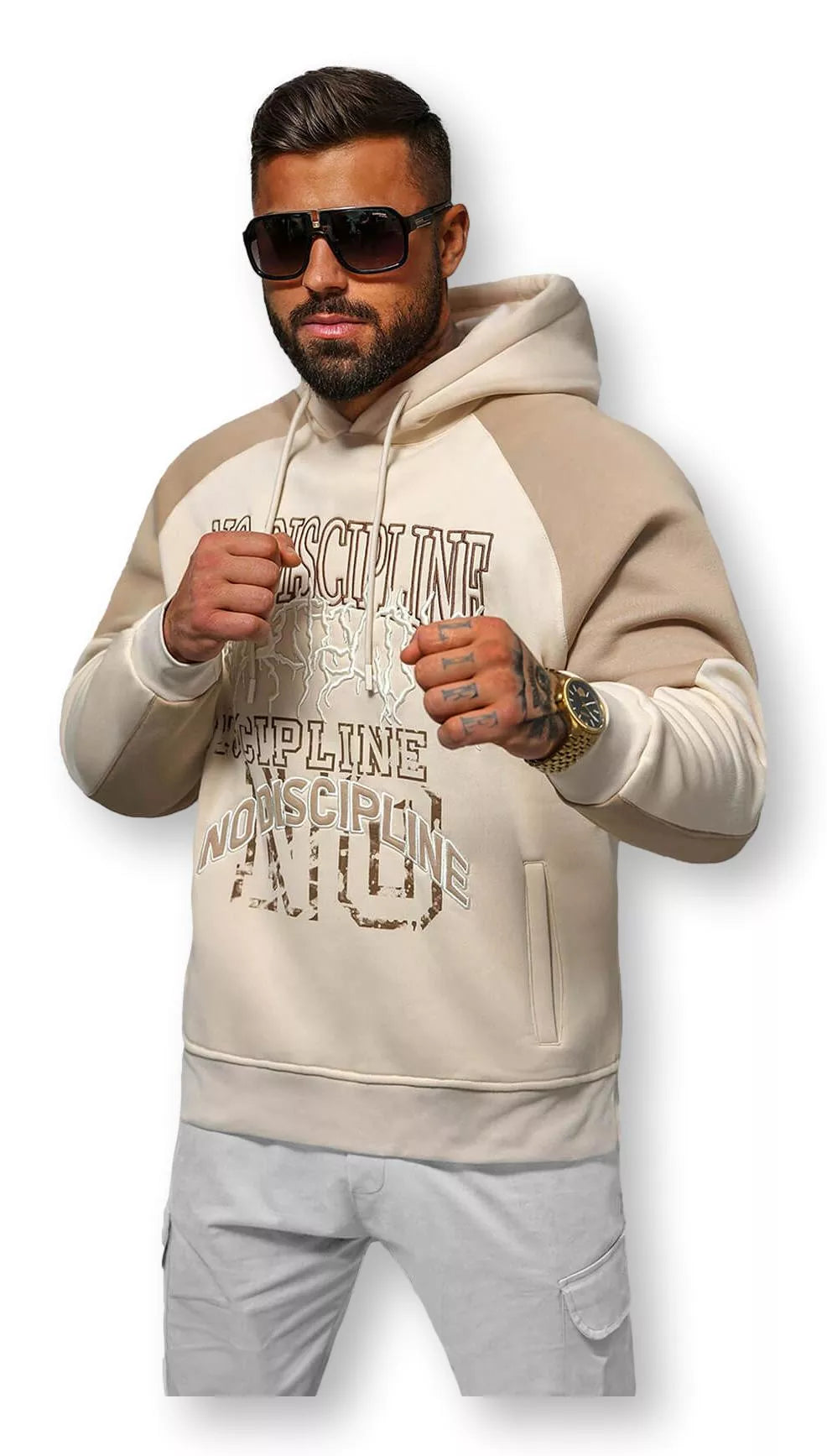 Vīriešu brūns džemperis No Discipline