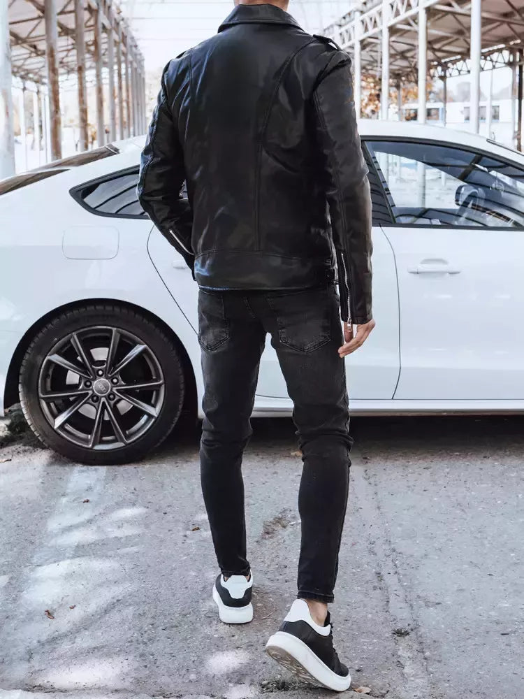 Vīriešu eko ādas jaka King