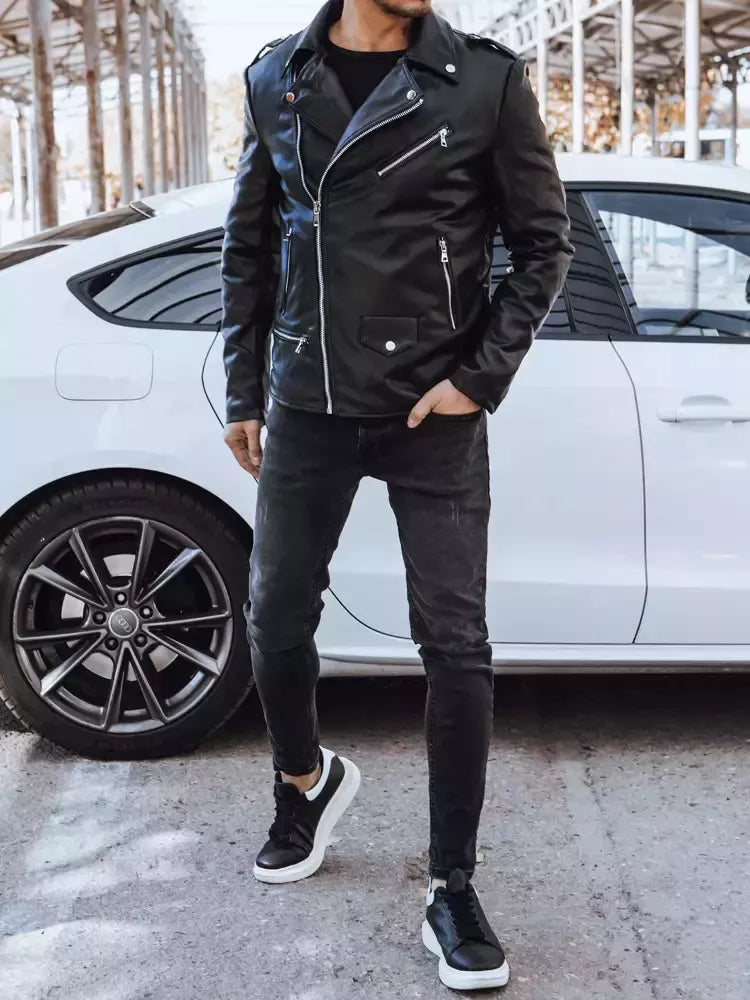 Vīriešu eko ādas jaka King