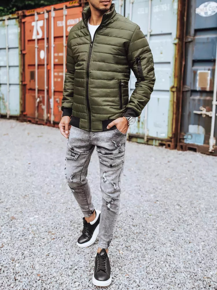 Vīriešu haki krāsas jaka Tiful