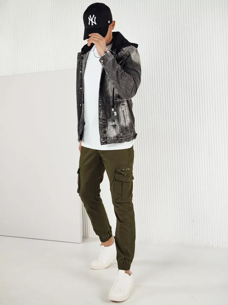 Vīriešu haki krāsas bikses Diny