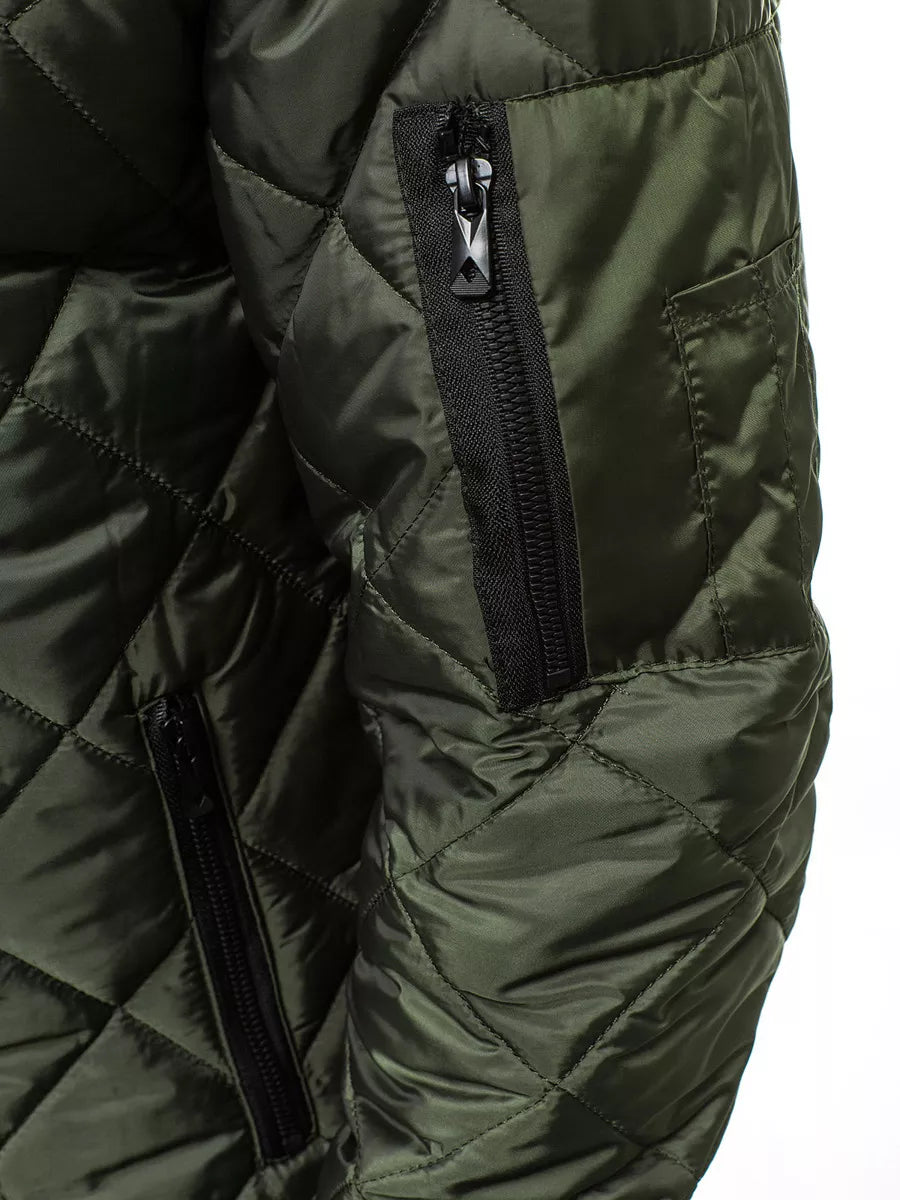 Vīriešu haki krāsas jaka Morel