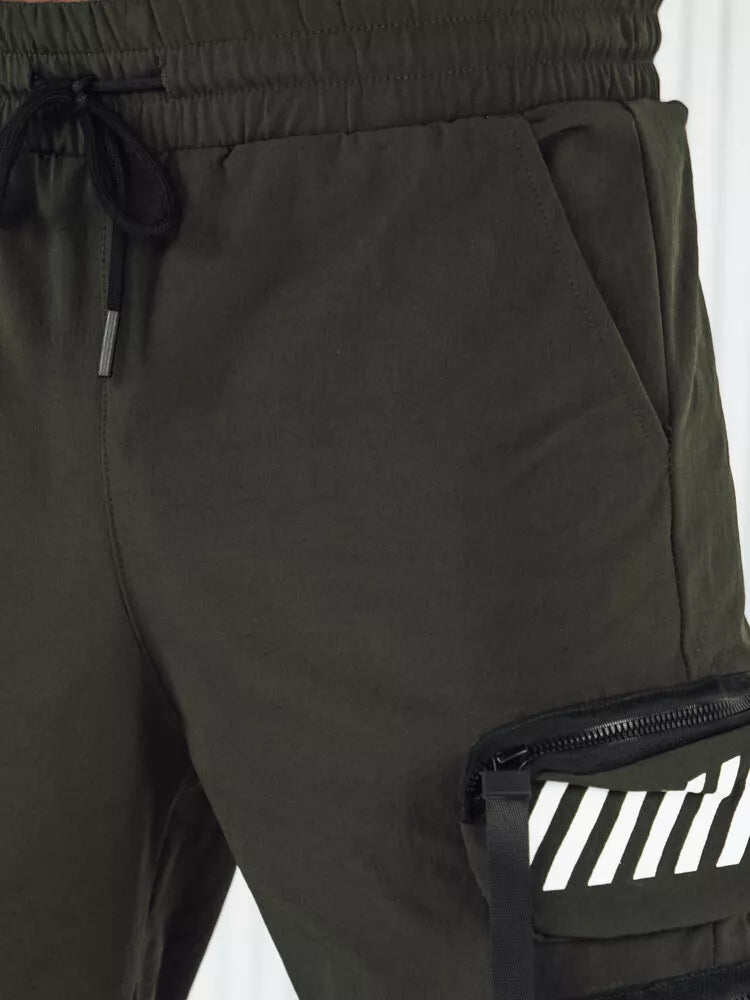 Vīriešu haki krāsas joggerbikses City