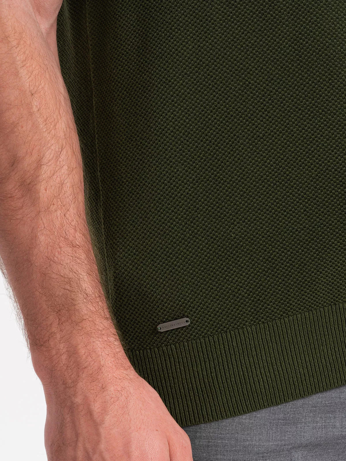 Vīriešu haki krāsas polo krekls Swing