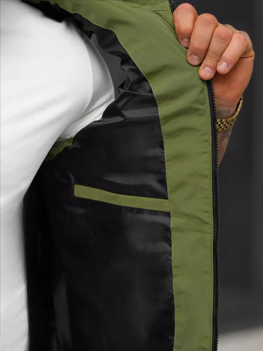 Vīriešu haki krāsas veste Edoar